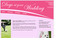 Desktop Screenshot of dogsatyourwedding.co.uk