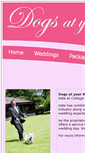 Mobile Screenshot of dogsatyourwedding.co.uk